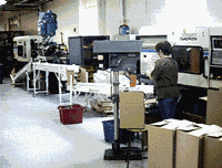 Conveyor System on Molding Floor